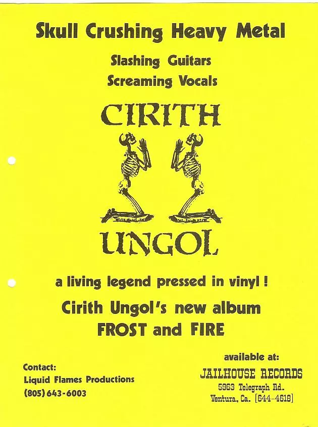 cirith ungol flyer Clrvynt | Cirith Ungol Online